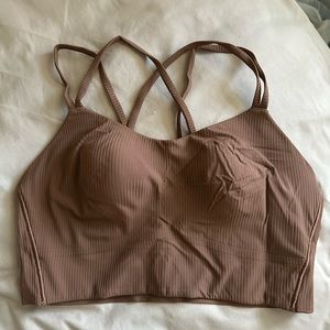 Lululemon Like A Cloud Ribbed Longline Bra